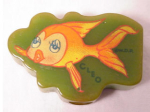 Cleo Fish Bakelite Pencil sharpener