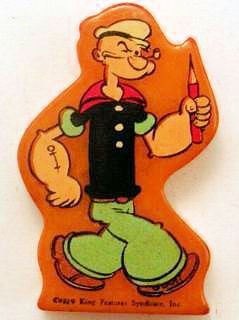 Popeye Bakelite Pencil sharpener