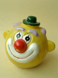 sk-r-405d_rubber_clown_pencil_sharpener