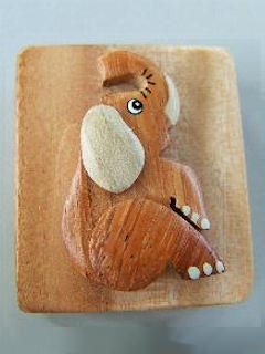 Elephant wooden pencil sharpener