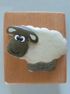 Sheep wooden pencil sharpener