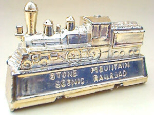 Steam Train stone mauntain scenic railroad pencil sharpener