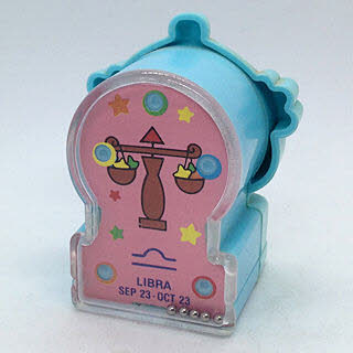 Vintage Skill game plastic pencil sharpeners zodiac signs