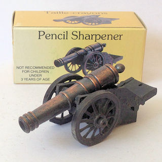 Die-Cast Miniatur Bürgerkriegskanone Bleistiftspitzer Kanone Pencil Sharpener 