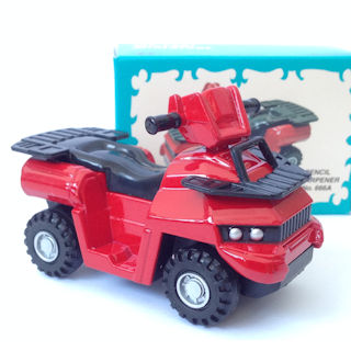 RED ATV DIE CAST PENCIL SHARPENER 