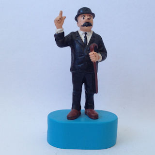 Figurine Tintin Officielle #6 Milou et Crabe Pinces Dorées